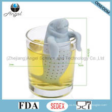 Popular FDA Manatee Silicona Tea Strainer Herramienta St08